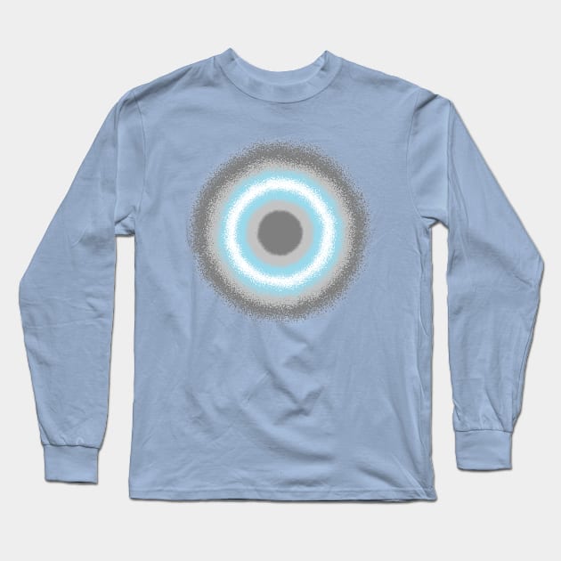 Hoop Dynamics Icon  - Demiboy Pride Long Sleeve T-Shirt by panicdote